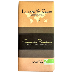 Pralus | Le 100% Cacao 100g - dunkle Schokolade (BIO) VEGAN