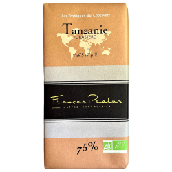 Pralus | Tanzanie 75% 100g - dunkle Schokolade (BIO) VEGAN