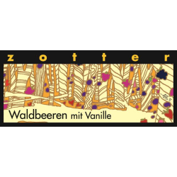 Zotter | Waldbeeren mit Vanille - Dunkle Milchschokolade 50% (BIO)