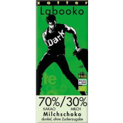 70%/30%  MILCHschokolade "Dark Style" (BIO)