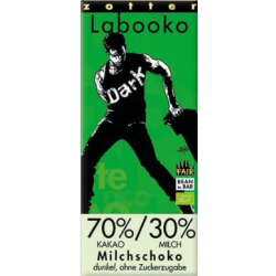 Zotter | Labooko 70%/30%  MILCHschokolade "Dark Style" (BIO)