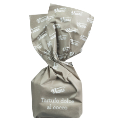 Tartufi dolci al cocco, weißer Schokoladentrüffel mit Kokos
