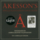 Åkessons | 75% Criollo Cocoa - Madagascar (BIO) VEGAN