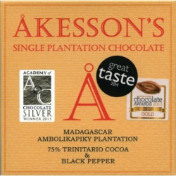 Åkessons | 75% Chocolate & Black Pepper - Madagascar (BIO) VEGAN