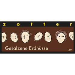 Zotter | Gesalzene Erdnüsse - Dunkle Schokolade 70% (BIO)