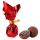Komet Rot - Milchschokoladenpraline mit Schokoladencremef&uuml;llung