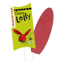 Zotter | Choco Lolly Erdbeer Hase (BIO)