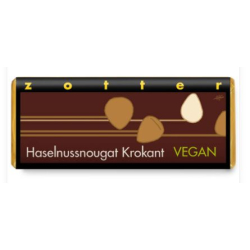 Zotter | Haselnuss Krokant - Dunkle Schokolade 70% (BIO) VEGAN