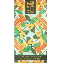 Dark Chocolate with Ginger and Mint 60%