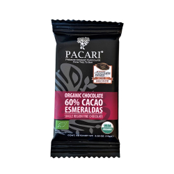 Pacari  Kleine BIO-Schokoladen Tafel 60% Esmeraldas