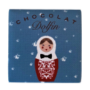 Minitafel von Dolfin Winter-Edition Dunkle Schokolade mit...