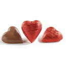 Cuoricini Herzen aus Milchschokolade