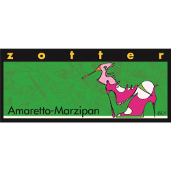 Zotter | Amaretto Marzipan - Extradunkle Milchschokolade 60% (BIO)