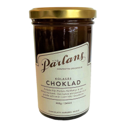 Pärlans - Karamellsauce mit  Schokolade im Glas 265g