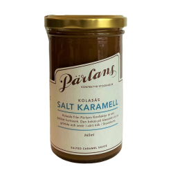 Pärlans - Karamellsauce mit Meersalz im Glas 265g