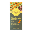 Venchi | Manderolata Fondente 60% Tafel  mit ganzen Mandeln