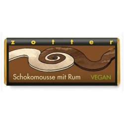 Zotter | Schokomousse mit Rum - Dunkle Schokolade 70% (BIO) VEGAN