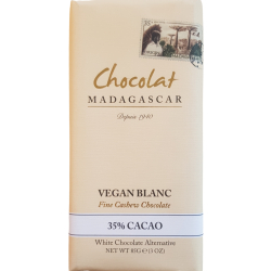 Chocolat Madagascar | Vegan Blanc 35% - Weiße Schokolade Cashew