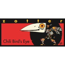 Zotter | Chili "Bird´s Eye" - Dunkle Schokolade 70% (BIO)