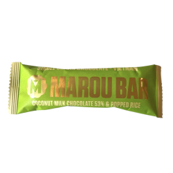 Marou | Ironbar -Schokoriegel mit Kokosnuss, Puffreis und Kakaonibs 53%