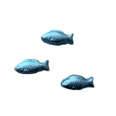 Fesey | Barsch Fisch 10g - Vollmilchschokolade hellblau