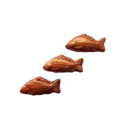 Fesey | Karpfen Fisch 10g - Vollmilchschokolade kupfer
