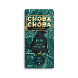 CHOBA CHOBA | Dark 64% - Dunkle Schokolade (BIO) VEGAN