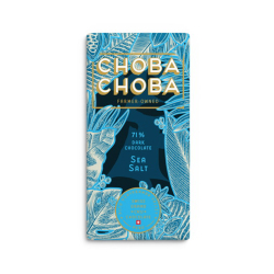CHOBA CHOBA | Dark 71% mit Meersalz - Dunkle Schokolade (BIO) VEGAN