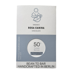Rosa Canina | 50% Milchschokolade mit gesalzenem Karamell (BIO) 50g