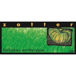 Zotter | Kürbiskerne mit Marzipan - Extradunkle Milchschokolade 60% (BIO)